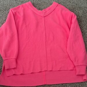 Aerie Bright Pink Sweater